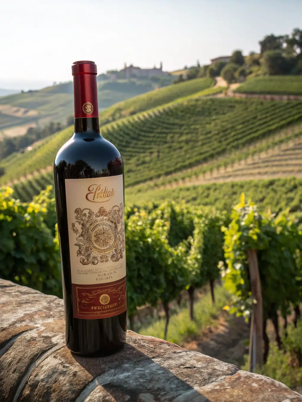 A photograph of a wine bottle from the Pelee Island Winery, highlighting the unique terroir and grape varietals of the region.